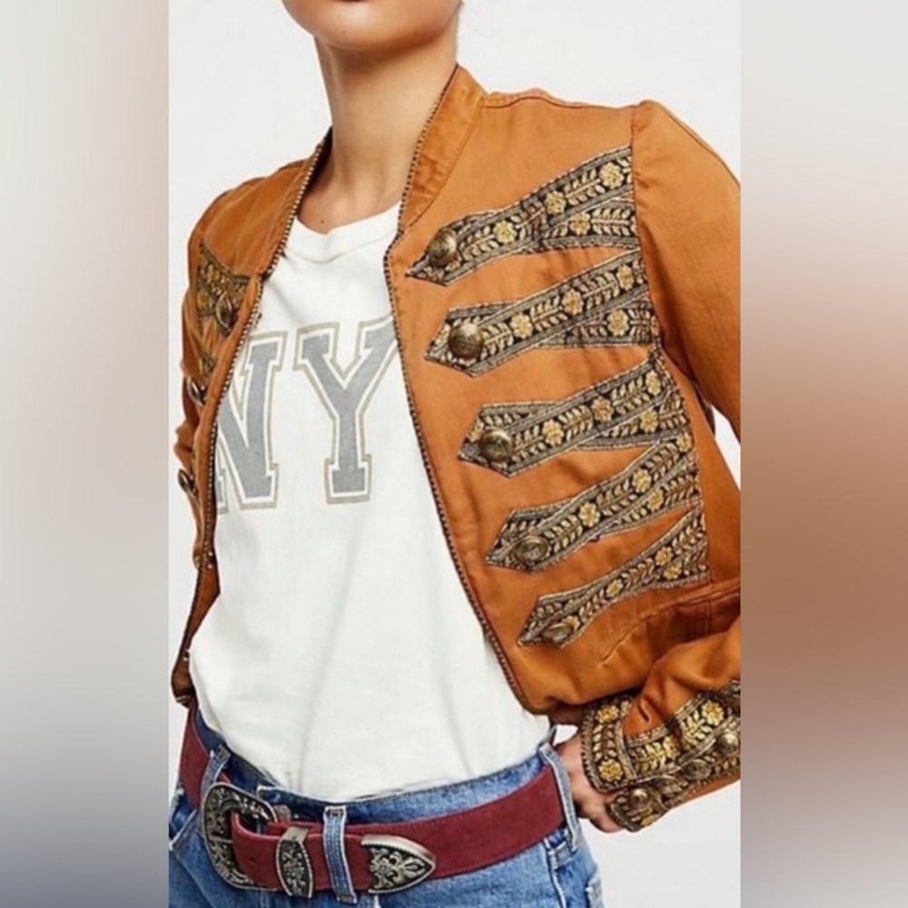 Free People Military Jacket